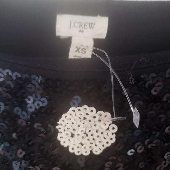 J. Crew Sequin Polka Dot Top - Picture 4 of 8